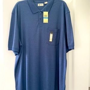 NWT HAGGAR GOLF SHIRT.